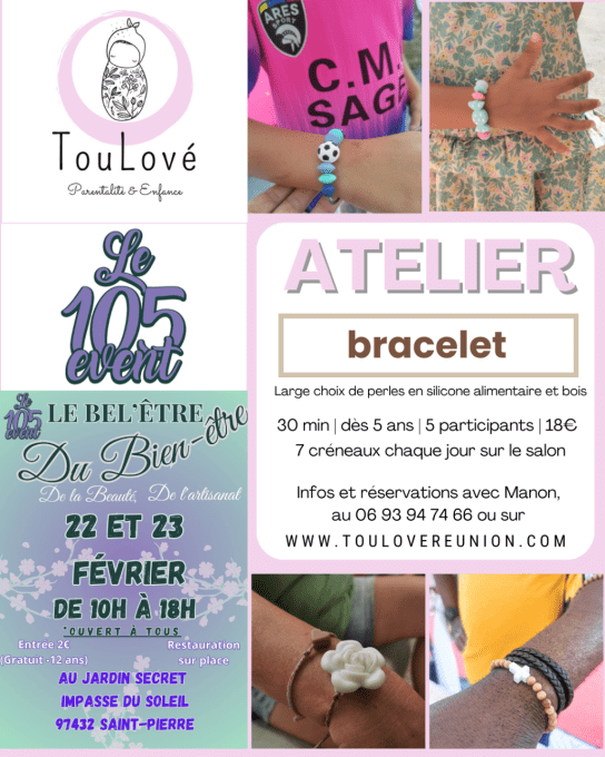 Création de bracelets de perles – Atelier spécial Salon Bel'être avec Manon